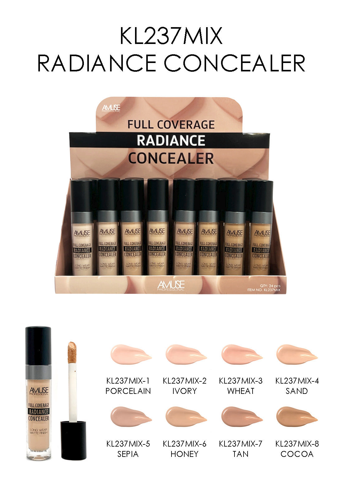 Amuse RADIANCE CONCEALER, Display