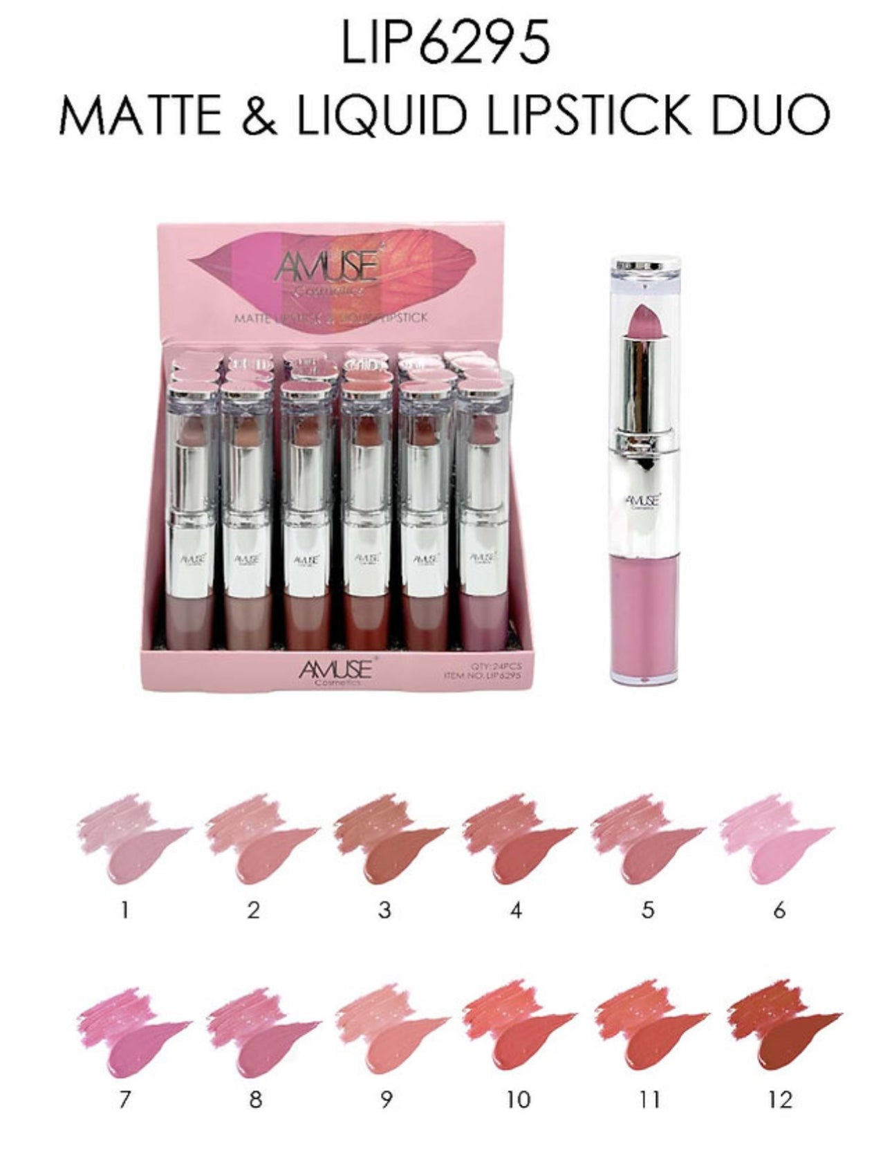 AMUSE - MATTE & LIQUID LIPSTICK DUO