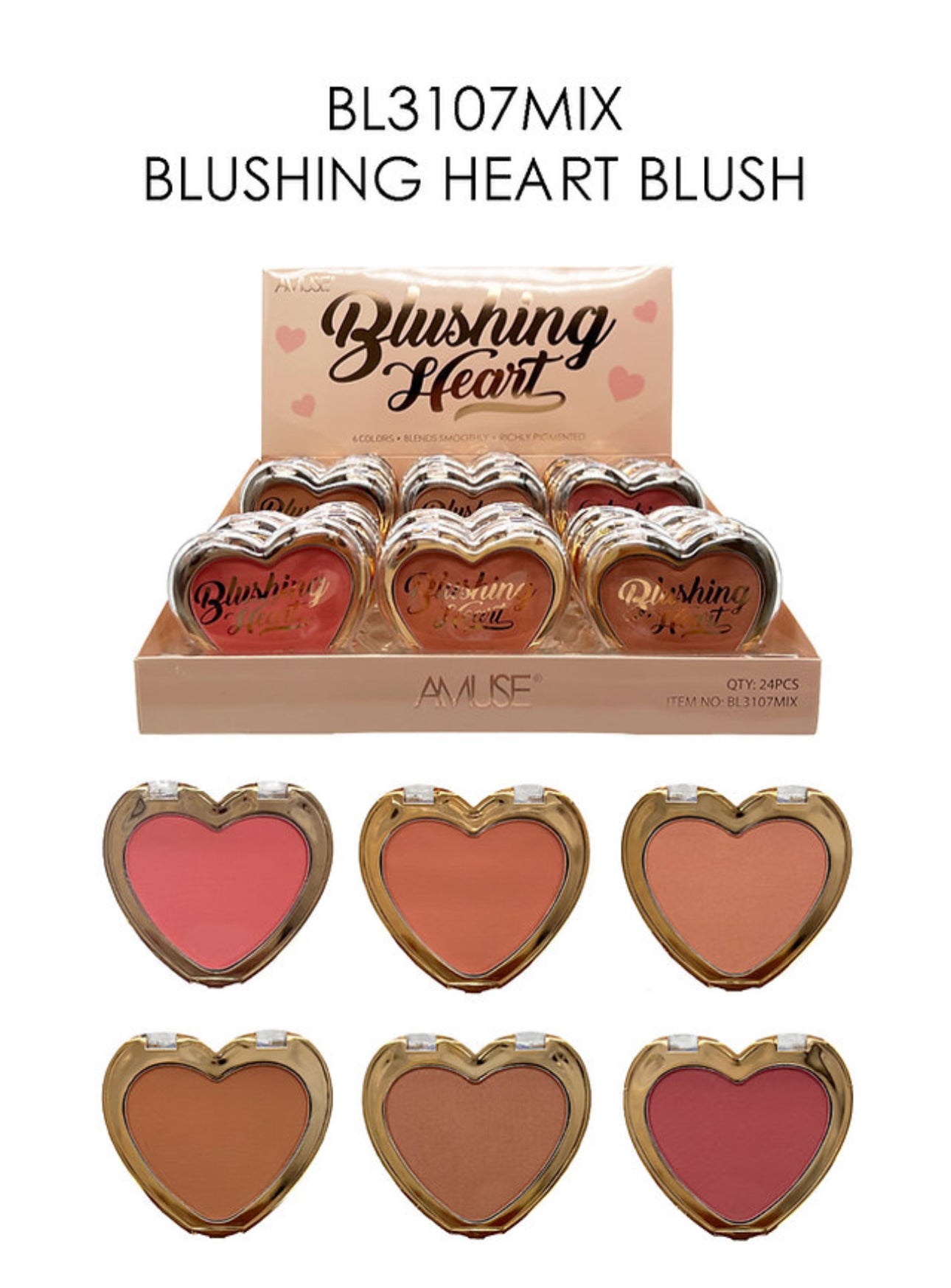 AMUSE - BLUSHING HEART BLUSH