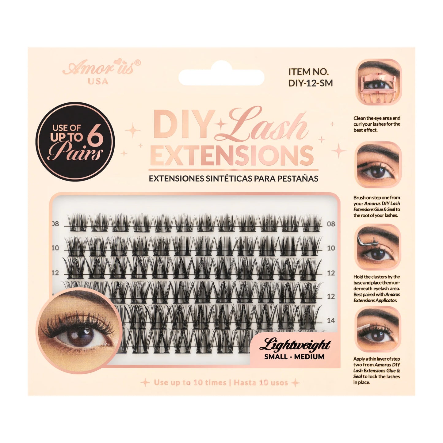 AMORUS - DIY12SM Lash Extensions