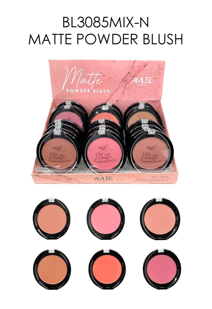 Amuse MATTE POWDER BLUSH, Display