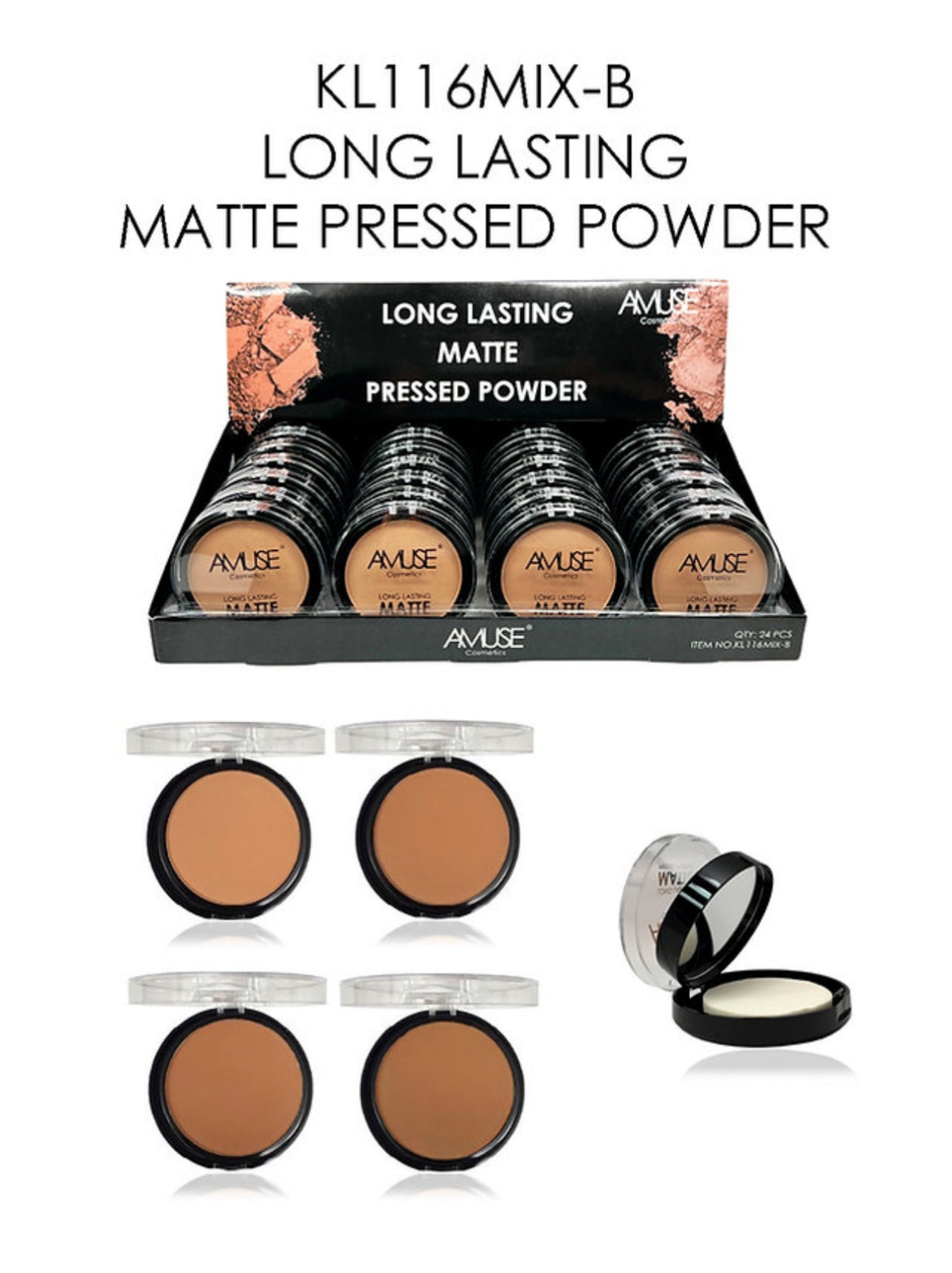 Amuse - Matte Pressed Powder