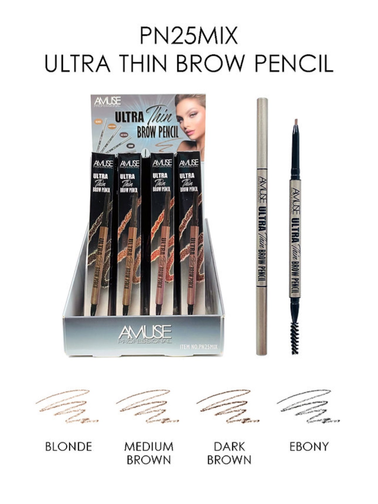 Amuse - Ultra Thin Brow Pencil