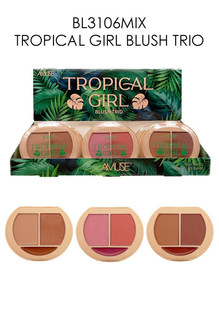 Amuse TROPICAL GIRL BLUSH TRIO, Display