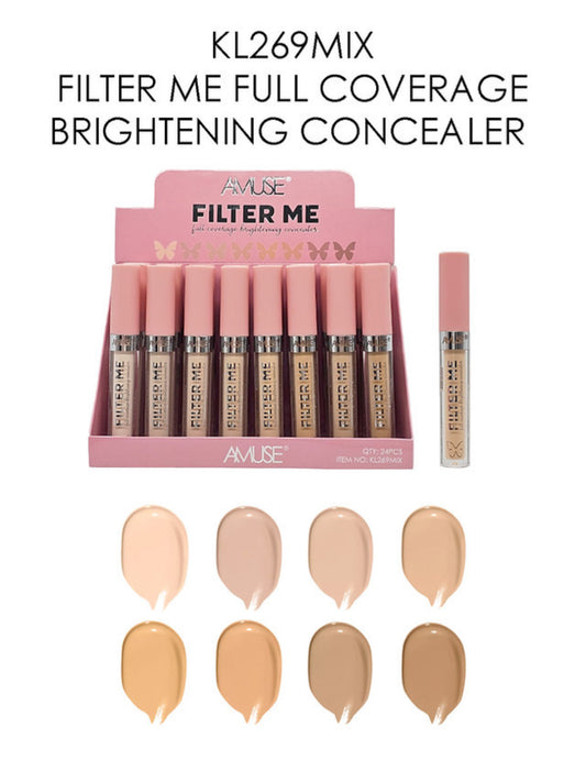 AMUSE- FILTER ME- FULL COVERAGE CONCEALER- (24PCS)