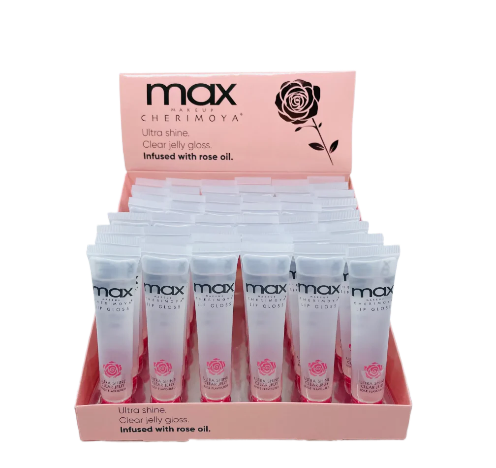 MAX Makeup - Lip Gloss-Ultra Shine Clear Jelly