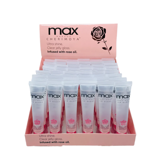 MAX Makeup - Lip Gloss-Ultra Shine Clear Jelly