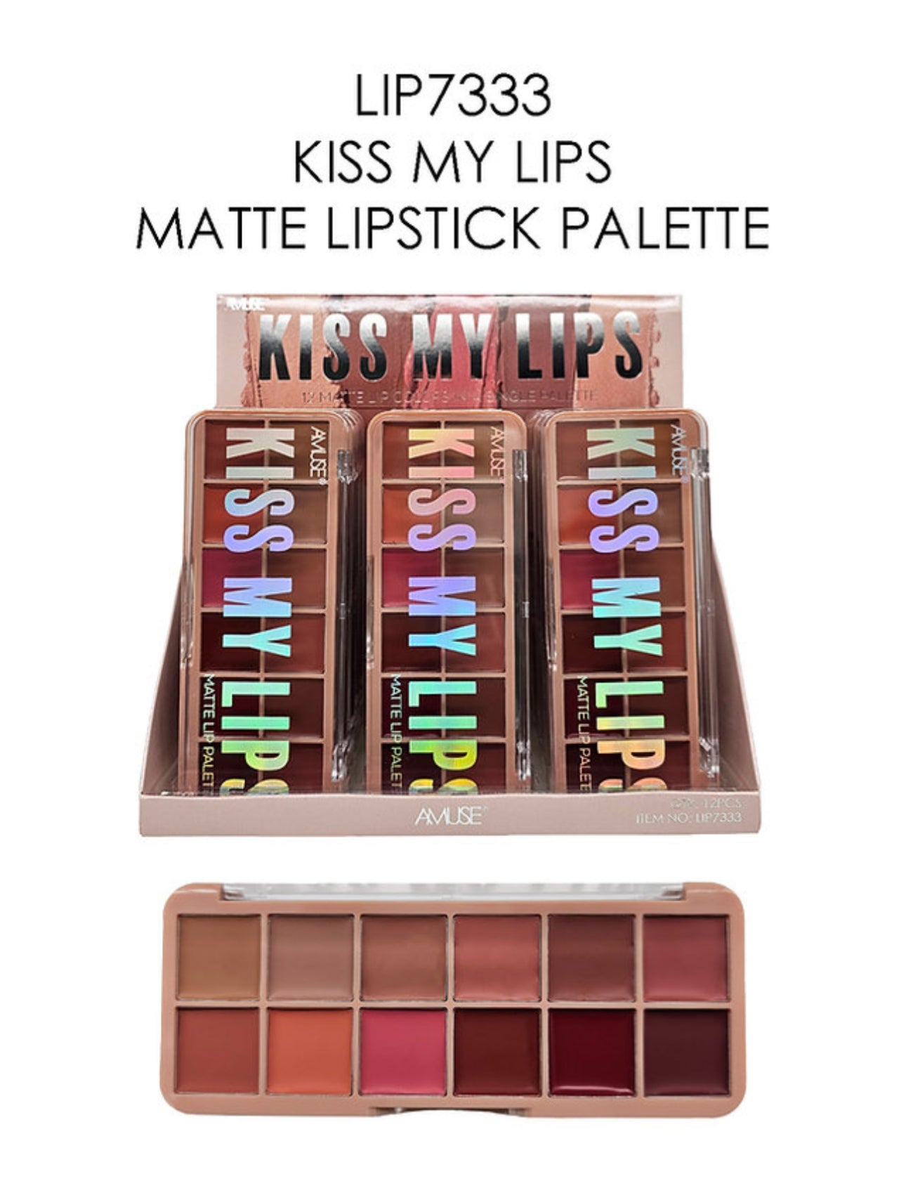 Amuse Kiss My Lips Matte Lip Palette