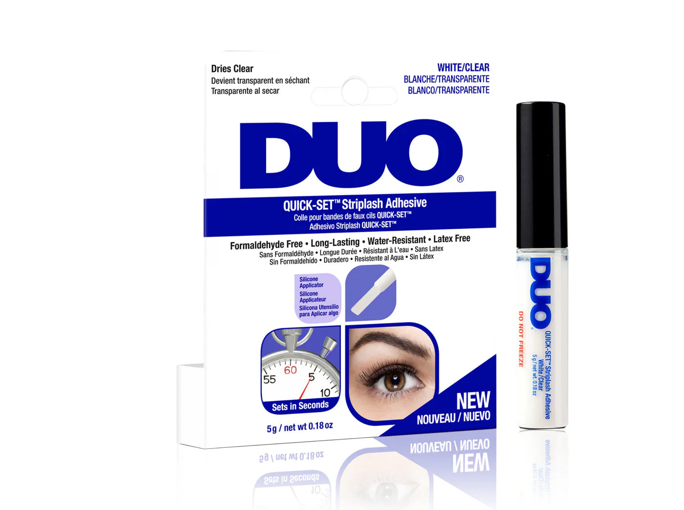 DUO Quick-Set Striplash Adhesive, Clear