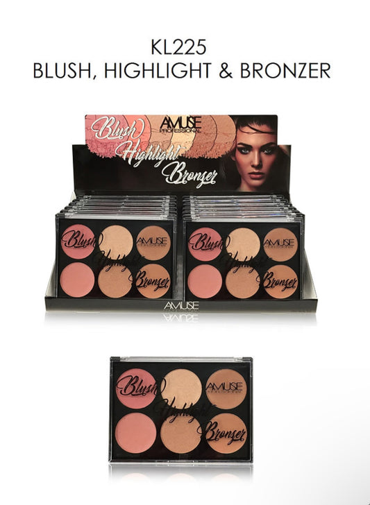 Amuse - Blush, Highlighter, & Bronzer