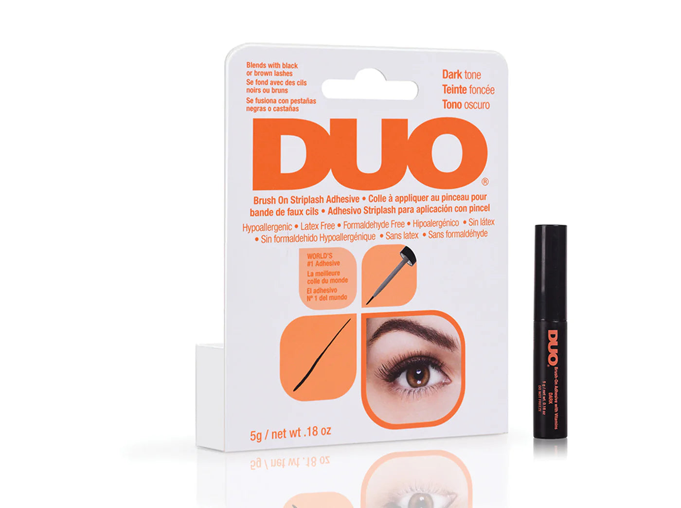 DUO Brush On Striplash Adhesive, Dark